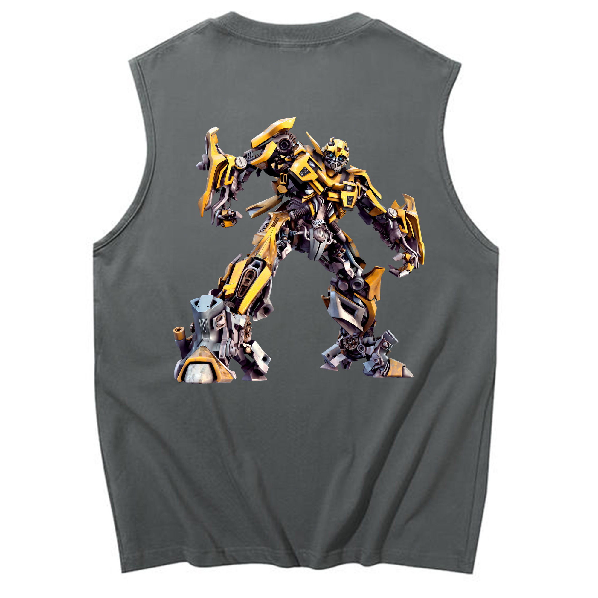 （画像用） Transformers トランスフォーマー コットン100％タンクトップ（背面プリント）